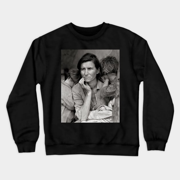 Migrant Mother, 1936. Vintage Photo Crewneck Sweatshirt by historyphoto